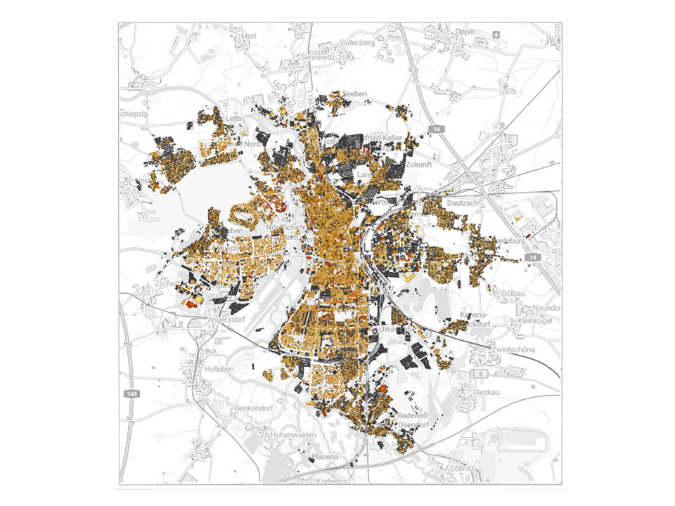 Screenshot des GebäudeAtlas auf weißem Hintergrund
