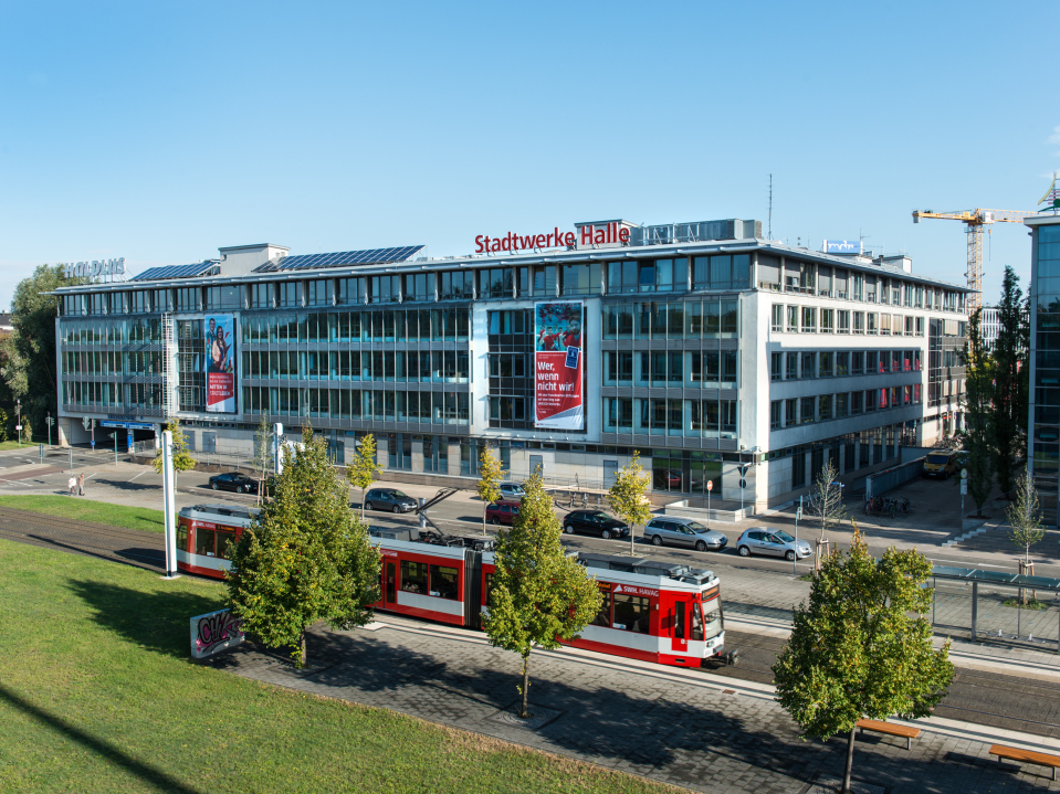 Gebäude der Stadtwerke Halle