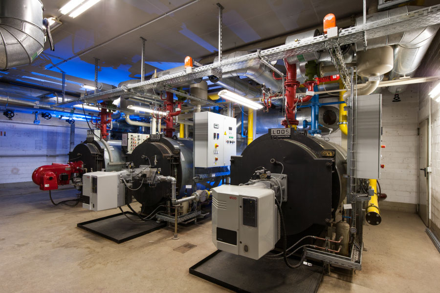 Foto einer Kesselanlage